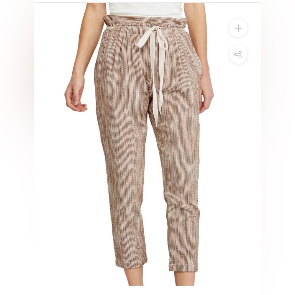 NWT Free People Light At Sunrise cropped pants size 2
